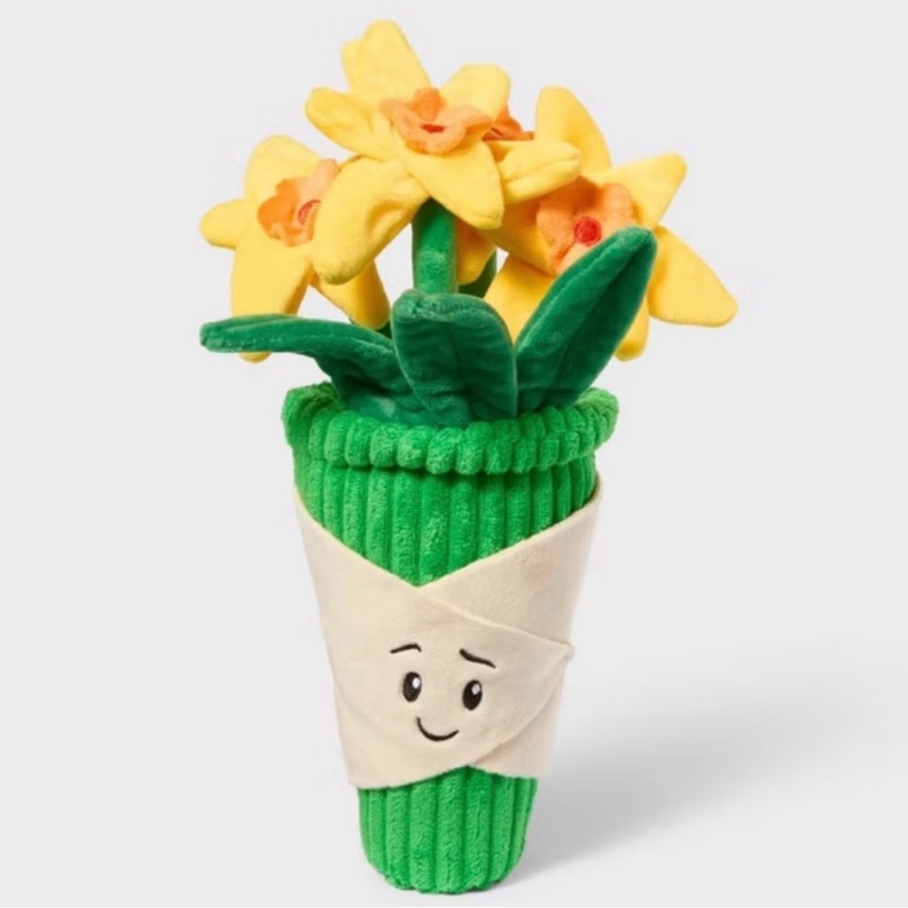 GIGGLESCAPE 12” DAFFODILS BOUQUET PLUSH